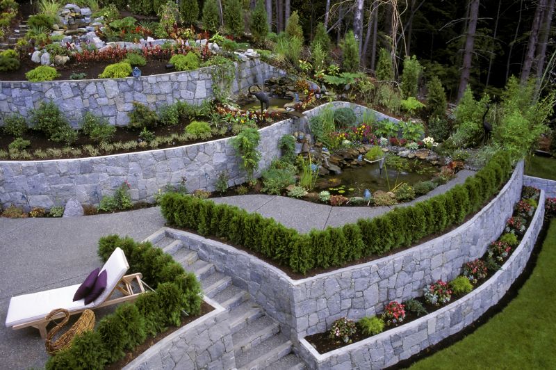 Landscape Wall Construction in Aiken, SC