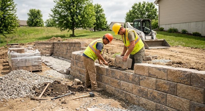 Hardscape Wall Construction in Ocala, FL