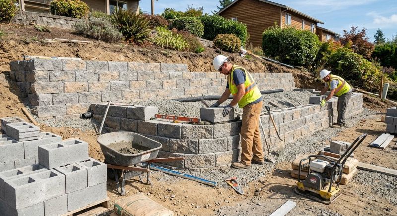 Landscape Wall Construction in Sanford, FL