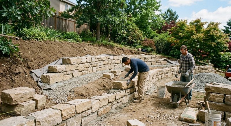 Landscape Wall Construction in Vero Beach, FL