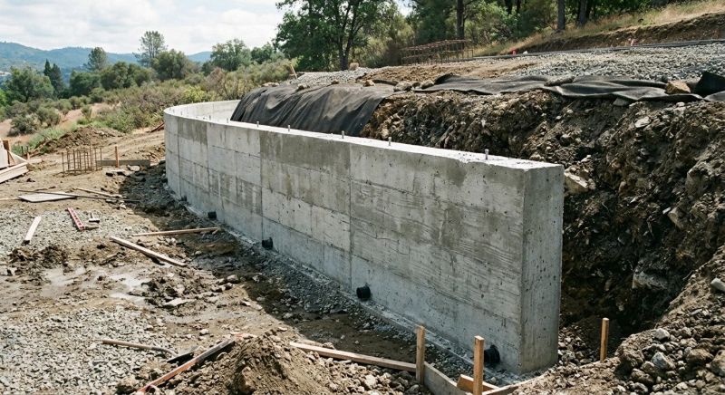 Retaining Wall Installation in Marin County, CA
