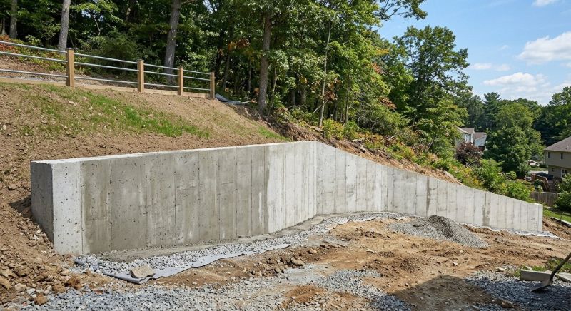 Retention Wall Construction in Tampa, FL
