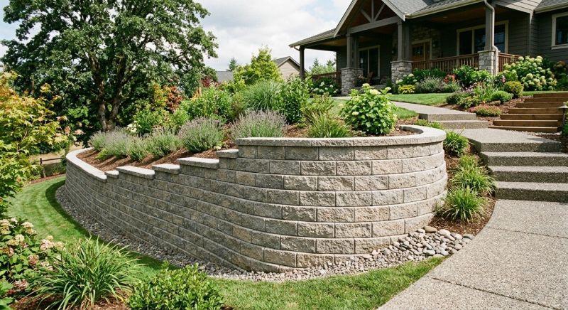Retention Wall Installation in Marin County, CA