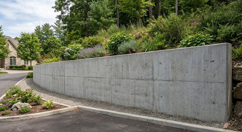 Retention Wall Installation in Napa, CA